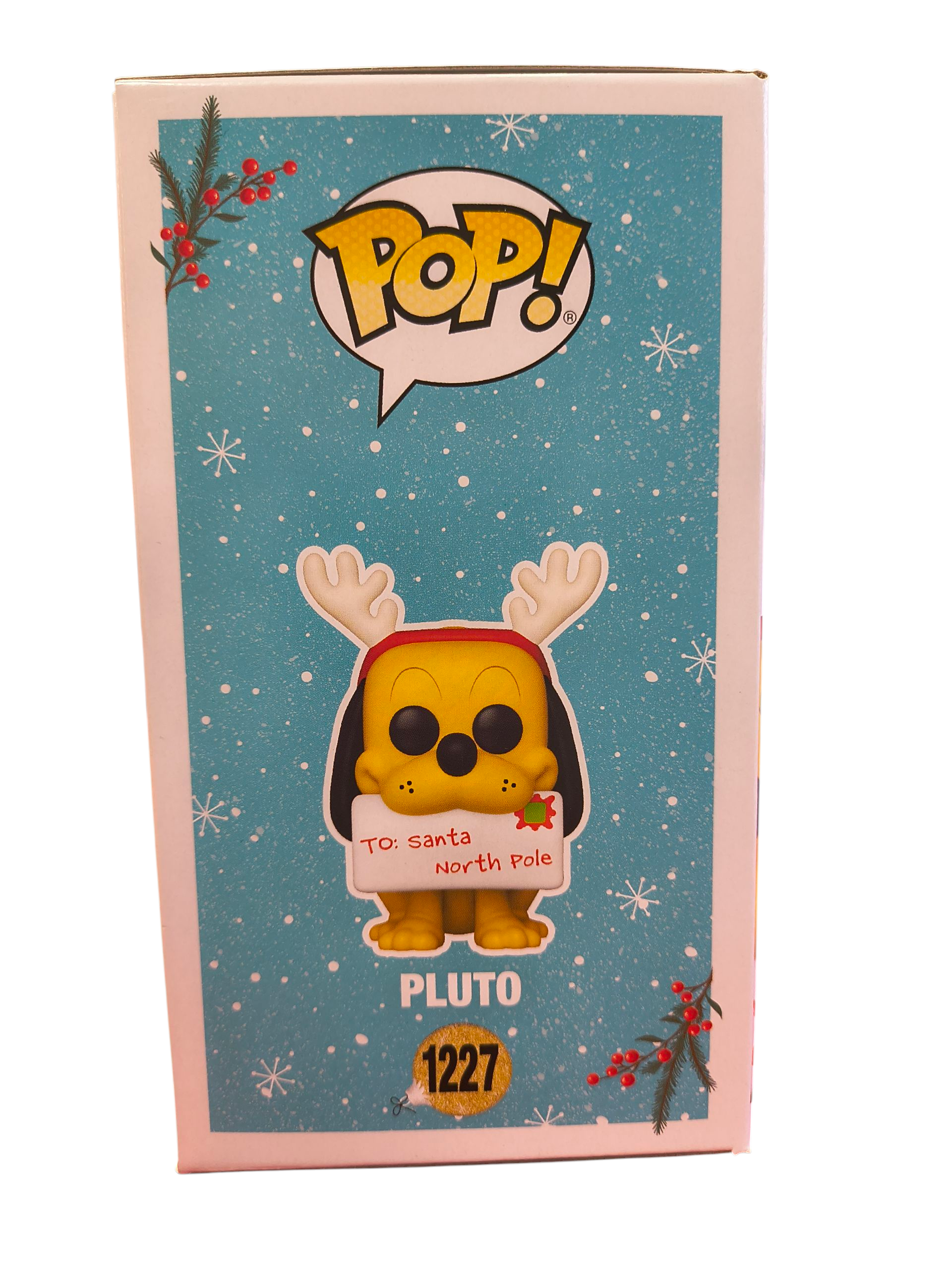 Funko Pop! Disney Holiday Christmas Pluto #1227 Vinyl Figure image 3