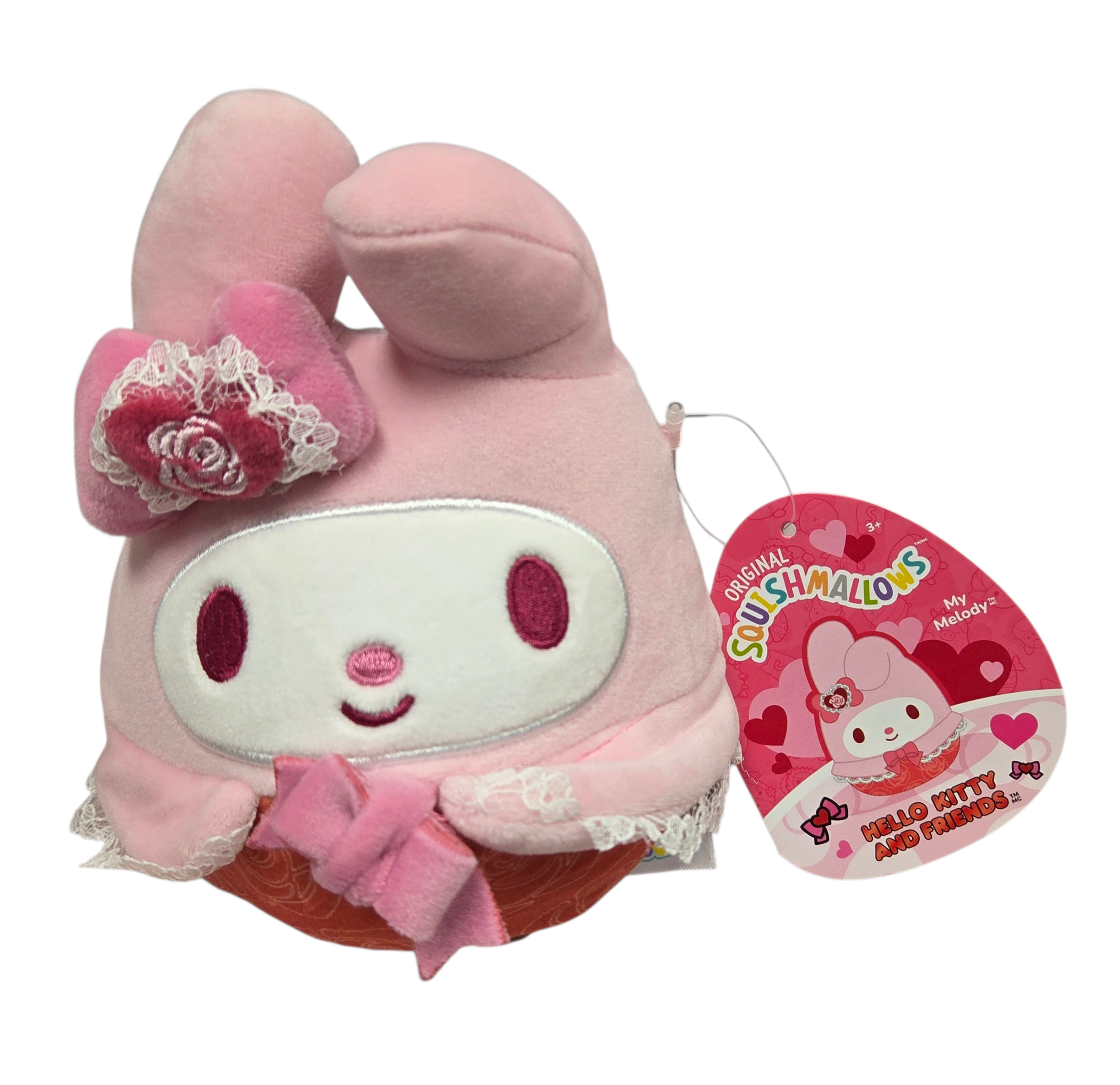 2026 Squishmallow Sanrio Hello Kitty & Friends Valentines Flower My Melody 5"