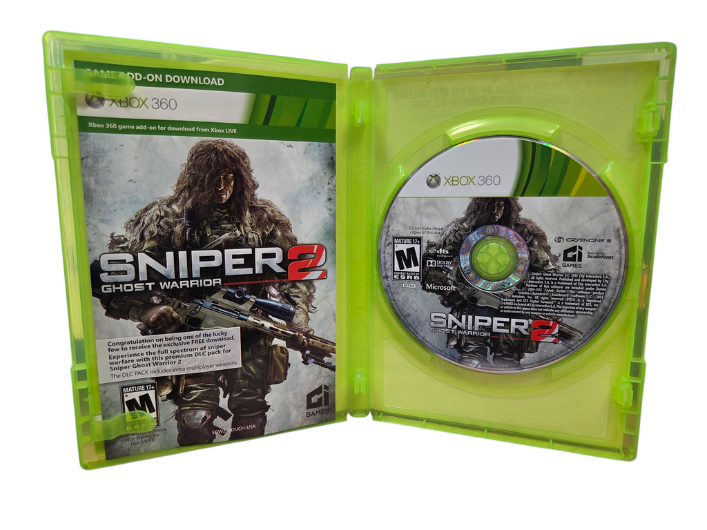2013 CI Games Sniper Ghost Warrior 2 Microsoft Xbox 360 Complete image 2