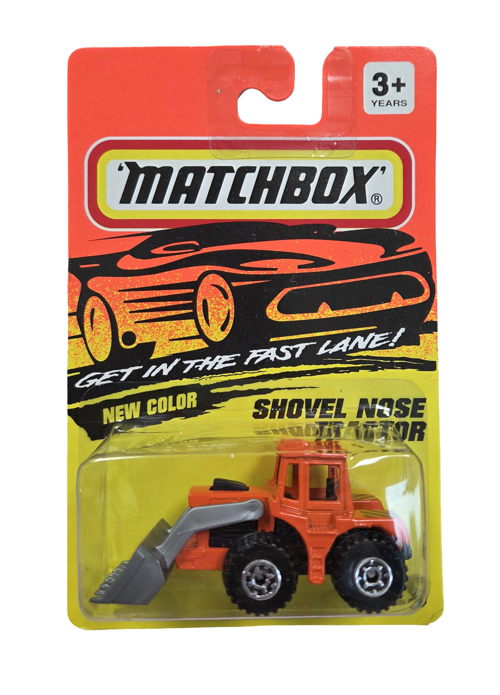 1994 Matchbox New Color Shovel Nose Tractor #29 1/64