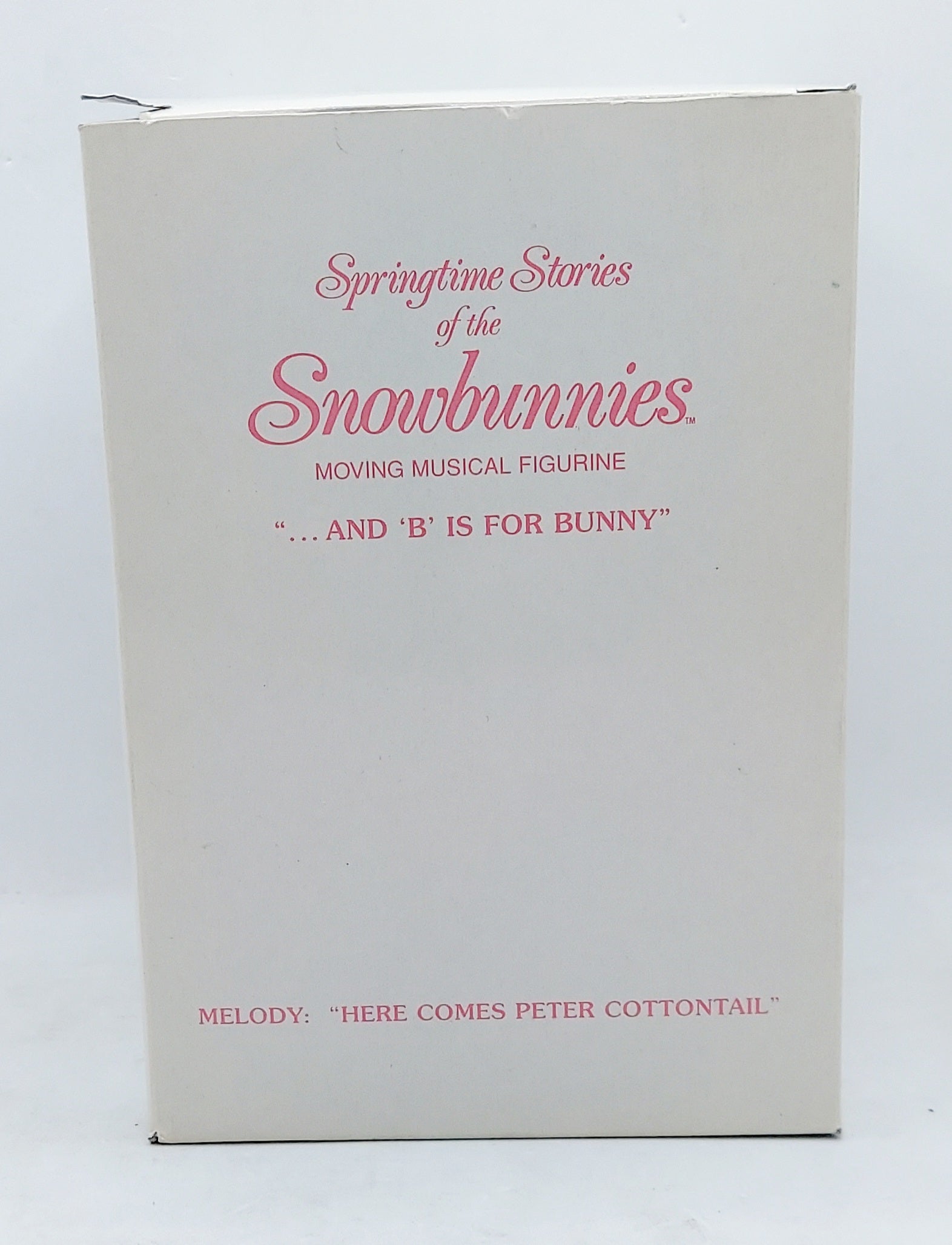 Department 56 Snowbunnies And B Is For Bunny Moving Musical Figurine