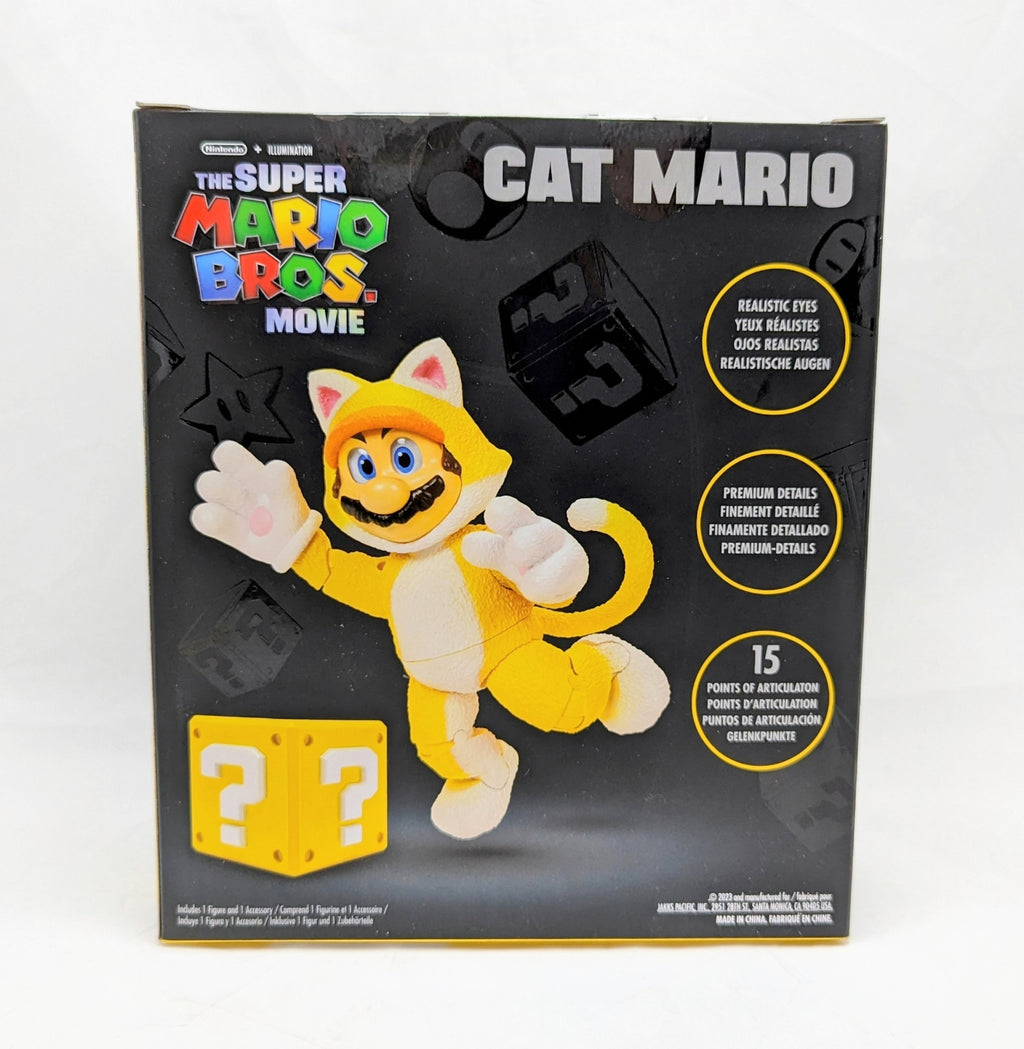 2023 Jakks Pacific The Super Mario Bros. Movie Cat Mario Action Figure 5.5 Inch image 2