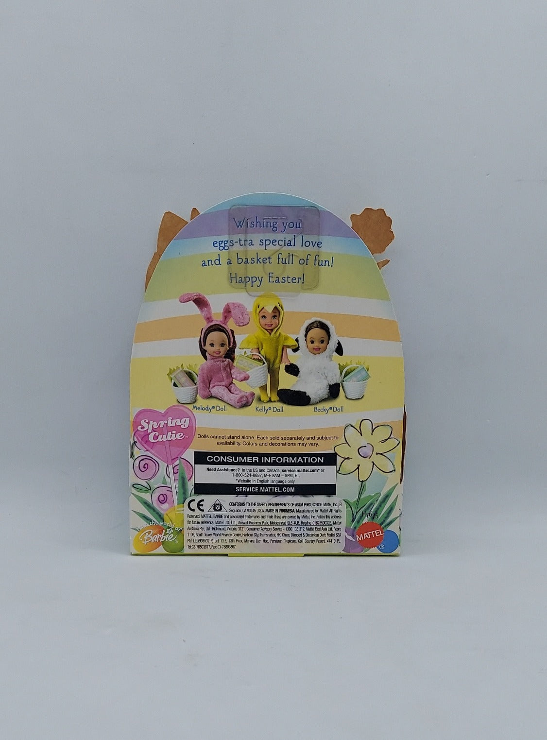 2005 Barbie Kelly Easter LFOK Spring Cutie Melody Doll - H7675 image 2