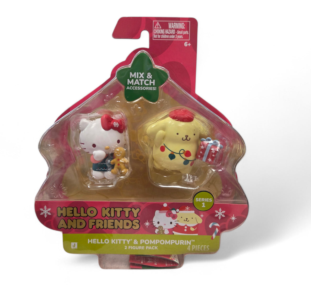 Jazwares Sanrio Holiday Hello Kitty & Friends Series 1 Hello Kitty & Pompompurin
