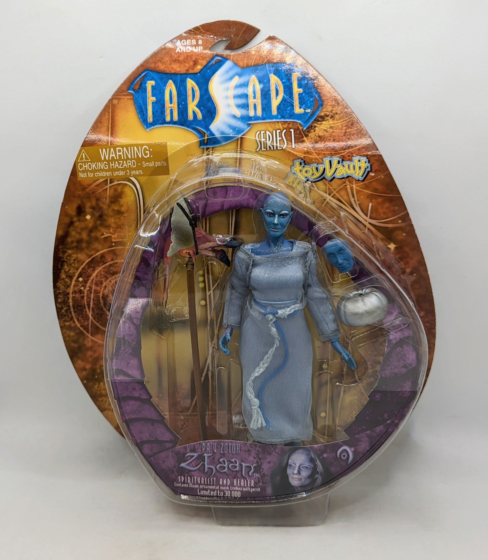2000 Toy Vault Farscape Pa'u Zotoh Zhaan Spirtualist and Healer Series 1 Figure