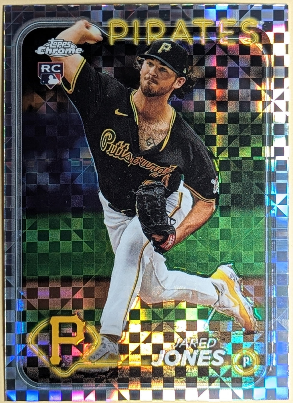 2024 Topps Chrome Update Jared Jones X-Fractor Rookie RC #USC143 Pirates