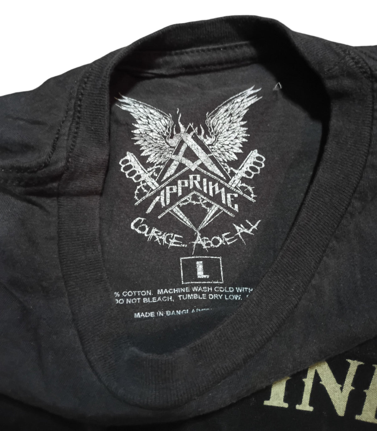 Apprime Courage Above All 39th Infantry Regt. Paddy Flint AAA-O Mens L T-Shirt image 3