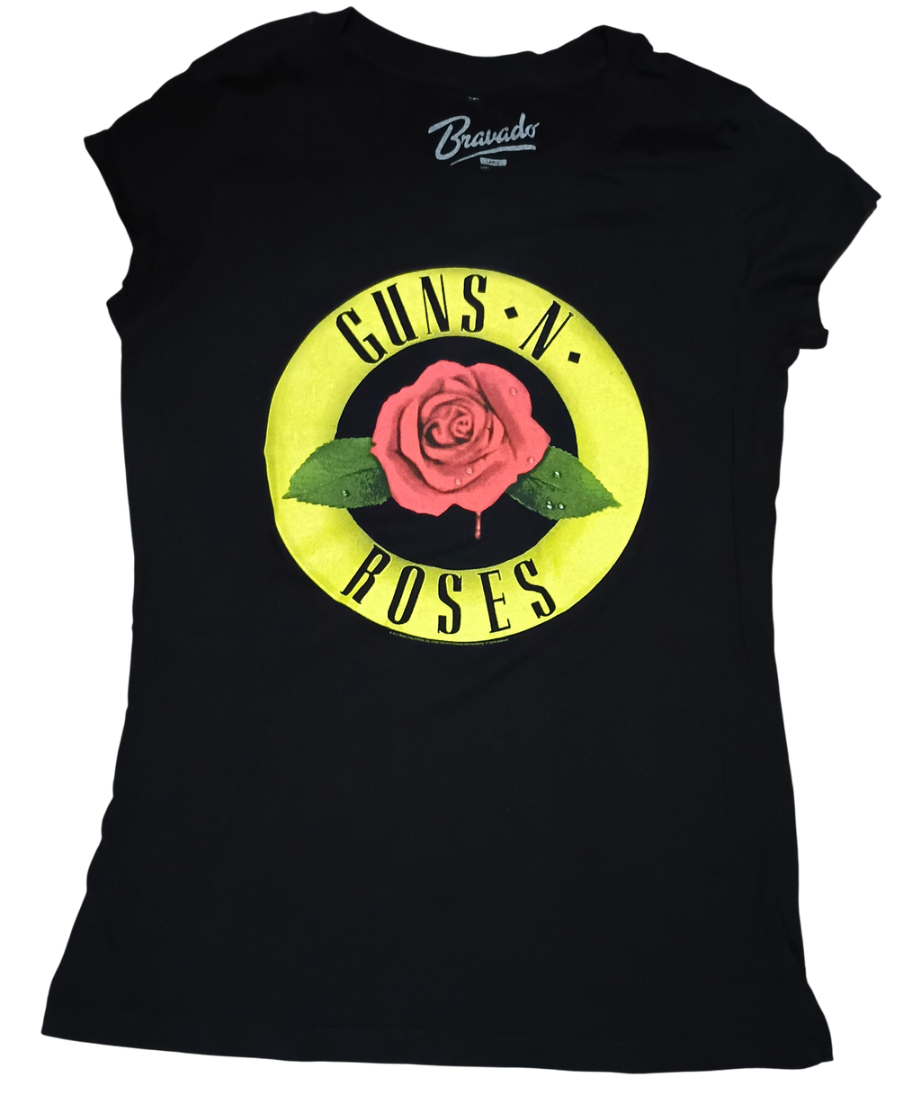 Bravado Guns N Roses Bleeding Rose Music Short Sleeve Large T-Shirt