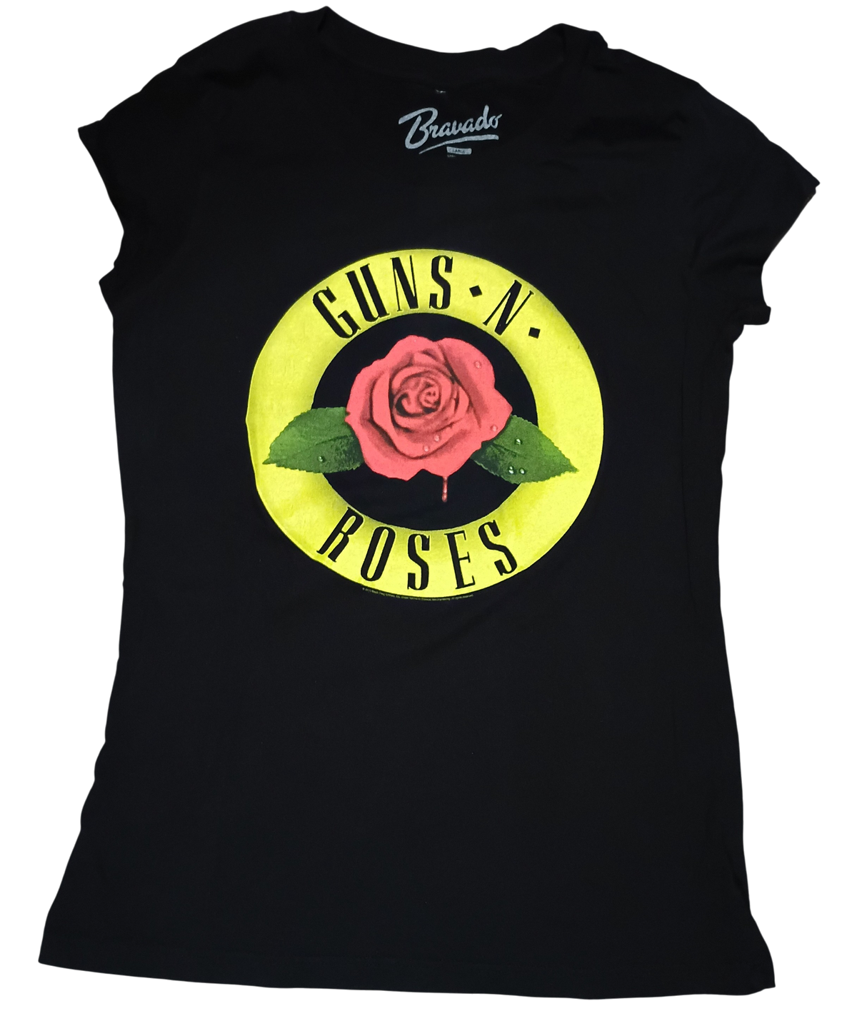 Bravado Guns N Roses Bleeding Rose Music Short Sleeve Large T-Shirt