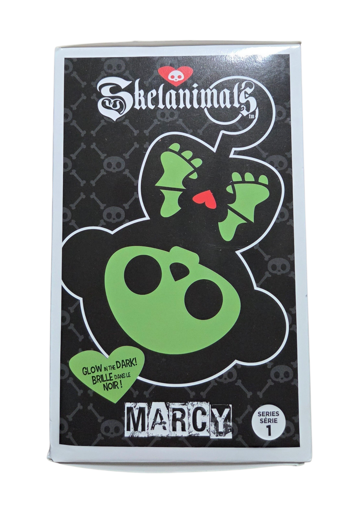 2025 Hasbro Skelanimals Glow In The Dark Marcy Monkey Series 1 Vinyl Figure image 4