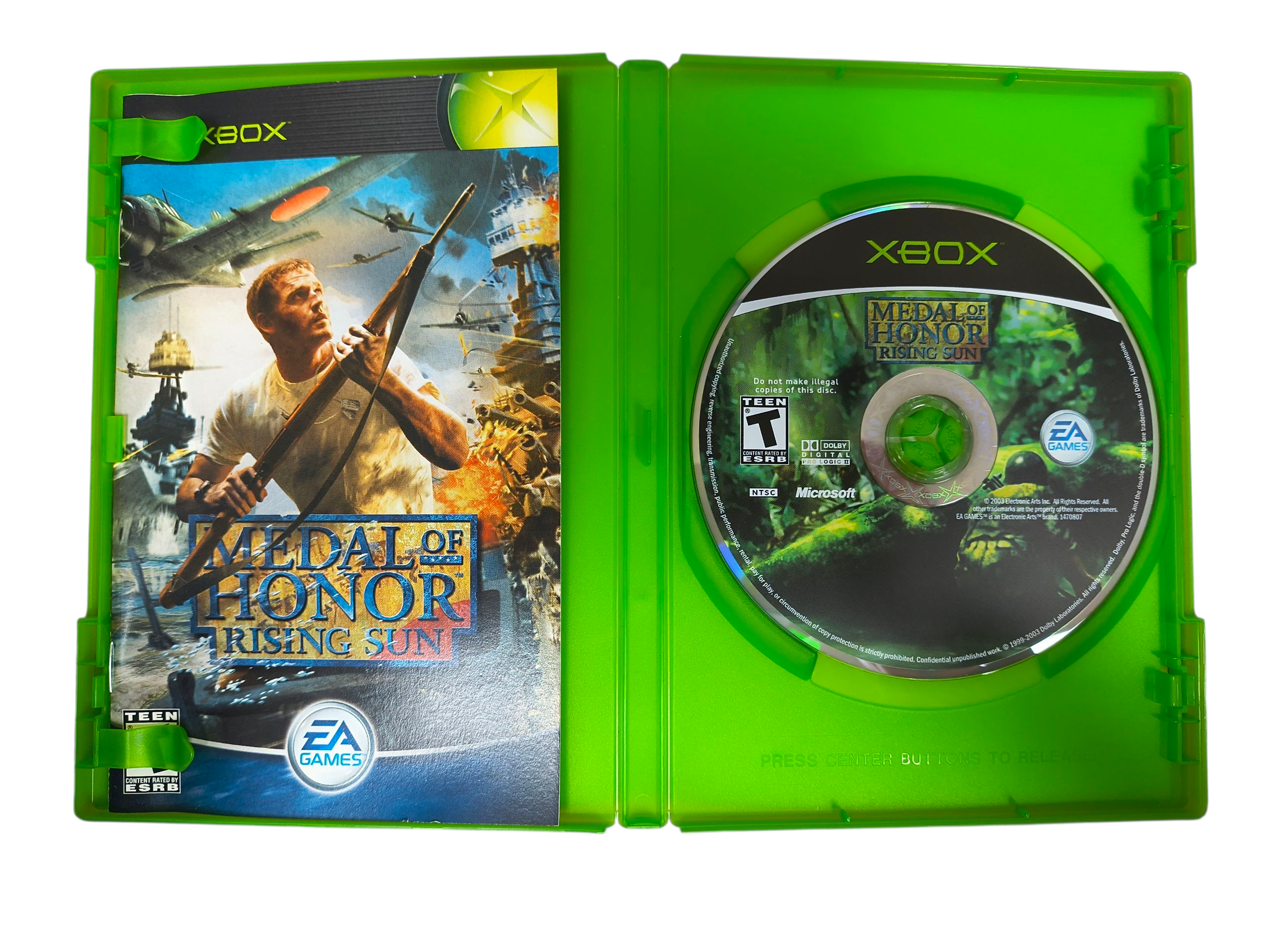 2003 EA Microsoft Xbox Medal of Honor: Rising Sun Complete CIB image 2