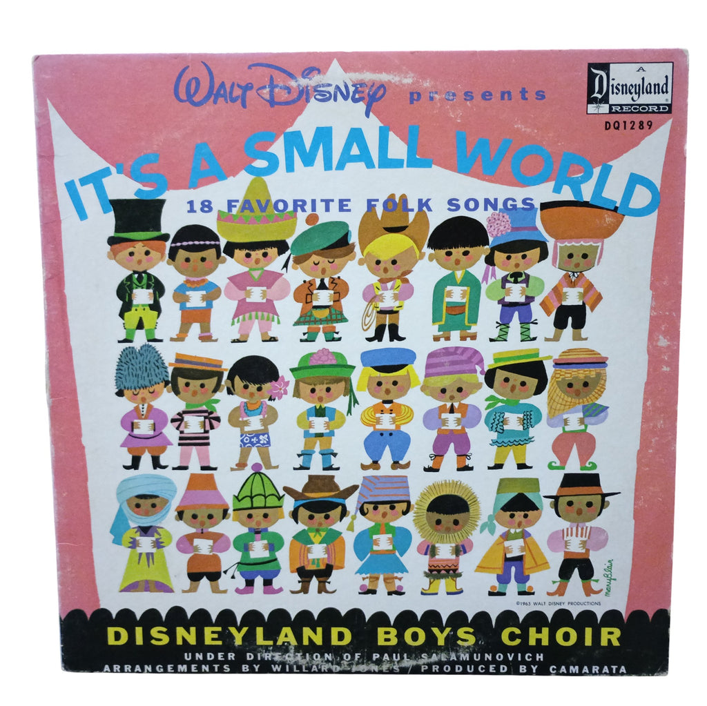 Disneyland Walt Disney It's a Small World DQ1289 LP Record Album Vinyl image 3