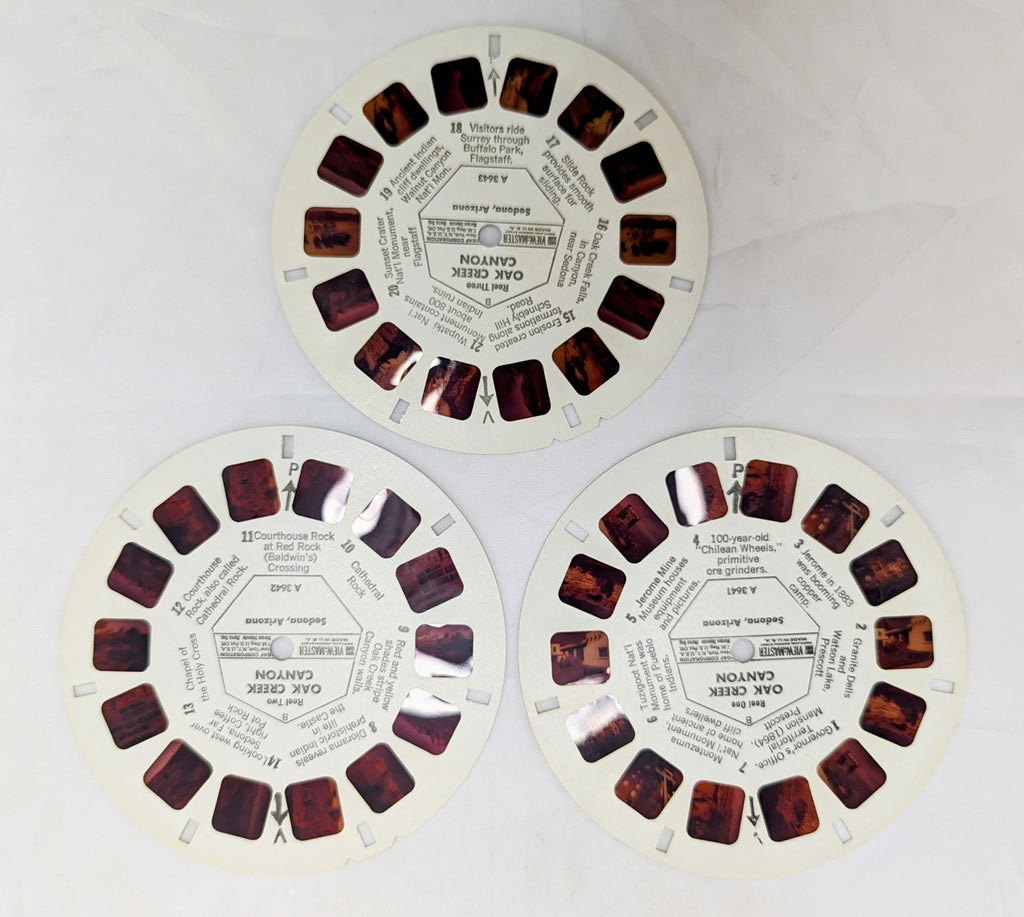 Vintage View-Master Oak Creek Canyon Arizona 3 Reel Pack image 4
