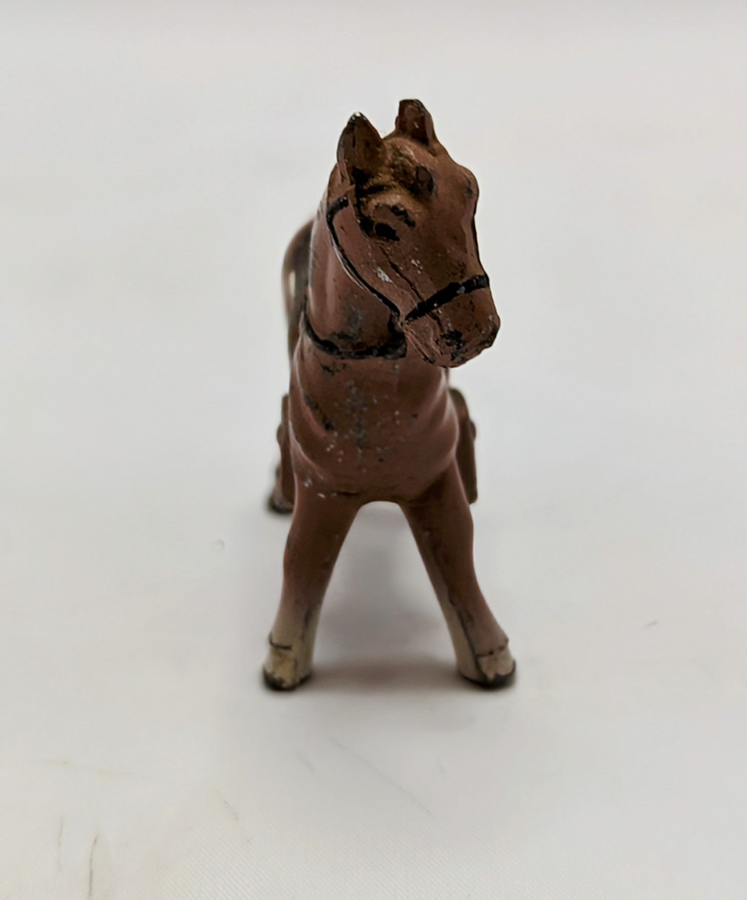 Vintage Palomino Metal Cast Iron Japan Miniature Horse Figure image 4
