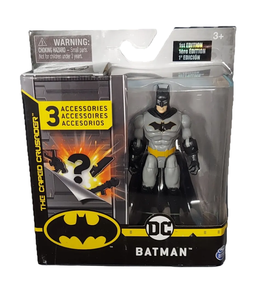 Spinmaster DC Batman 1st Edition The Caped Crusader Creature Chaos Black / Gray