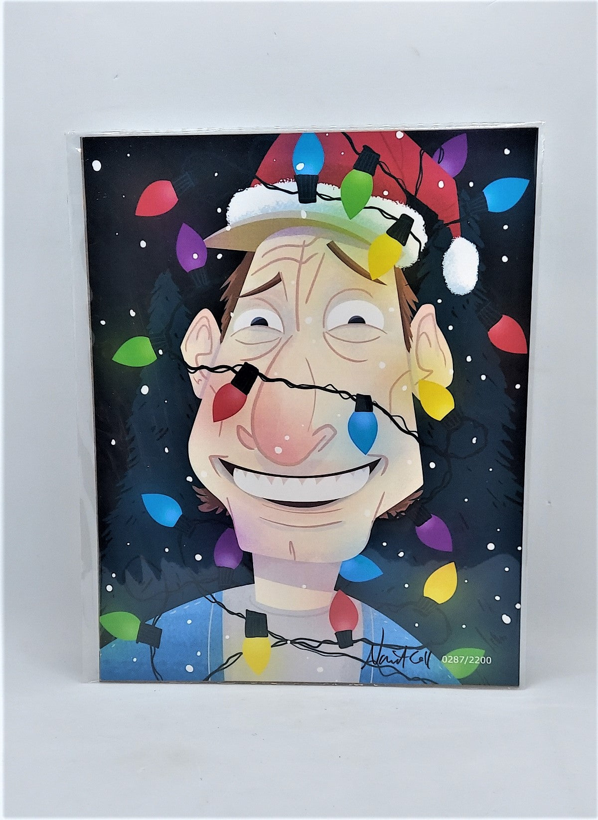 Exclusive Bam Earnest Saves Christmas Artist Signed Print