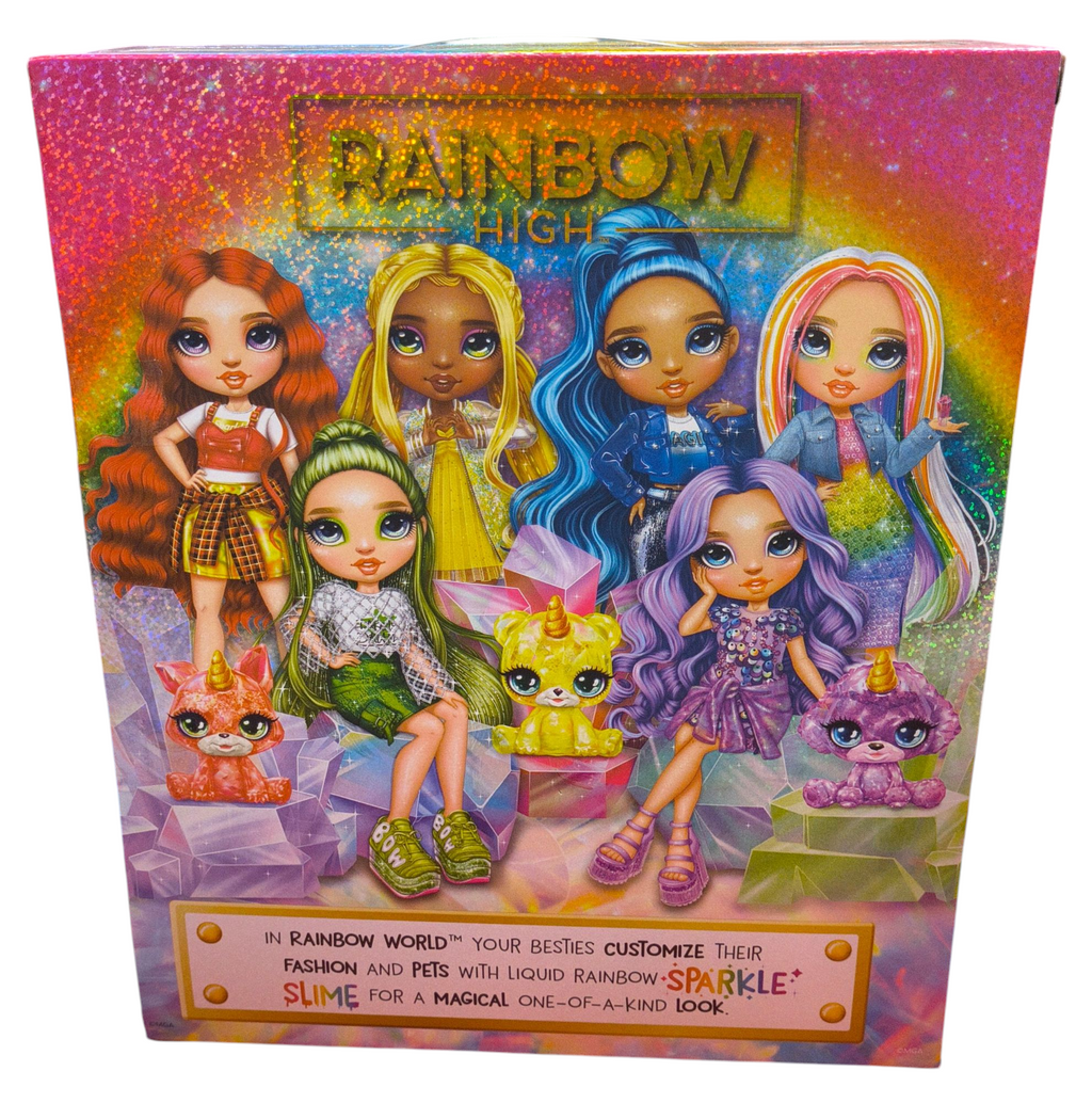 Rainbow High Skyler Bradshaw with Slime Kit & Pet 11” Shimmer Doll image 2