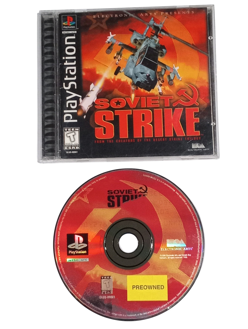 1996 Soviet Strike Sony Playstation PS1 CIB Complete Black Label image 2