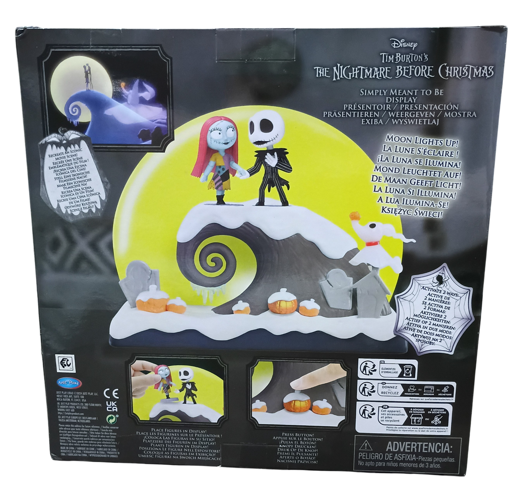 Nightmare Before Christmas Simply Meant to Be Jack & Sally Light Up Figurine image 3