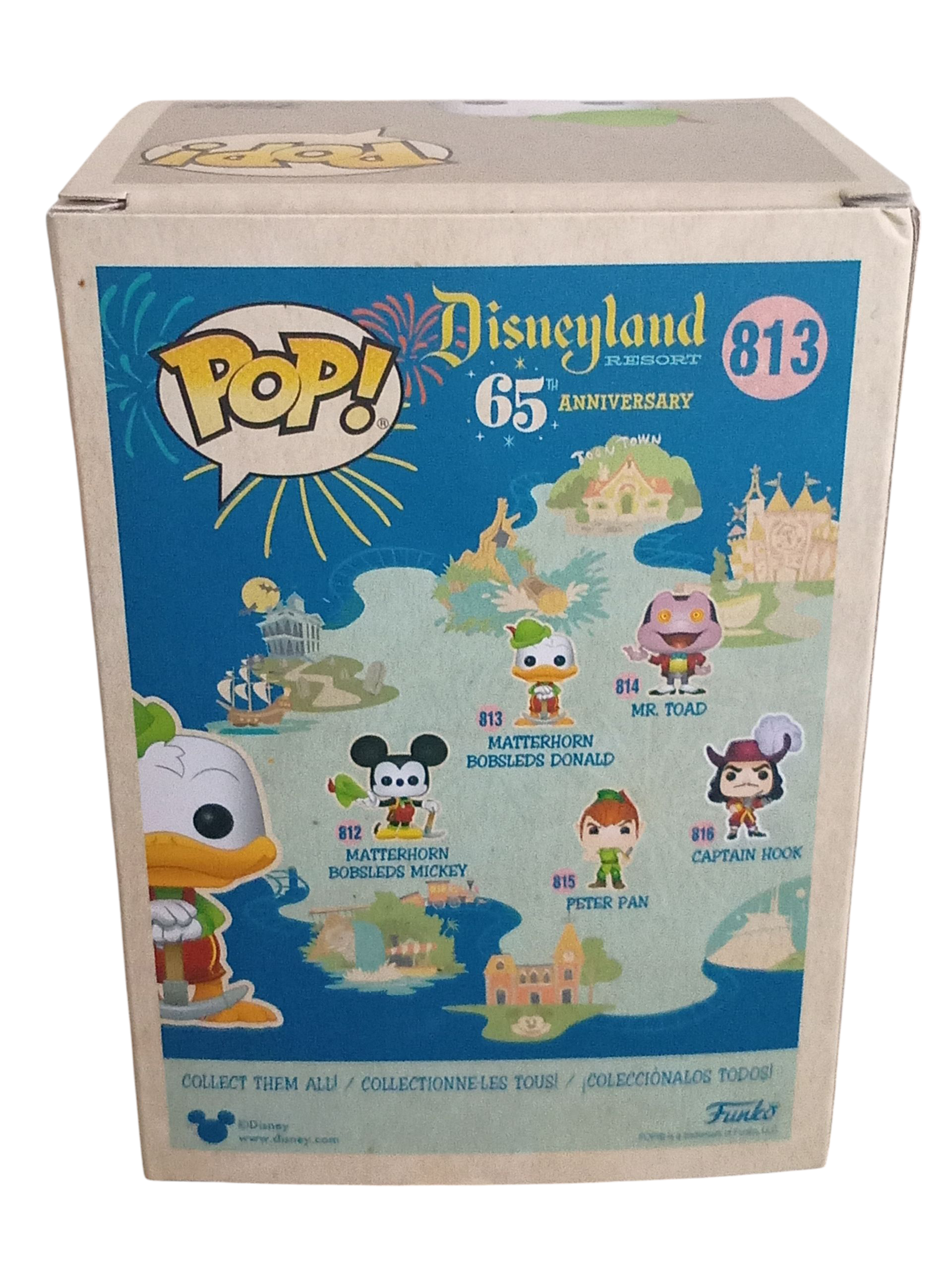 Funko Pop! Disney Disneyland 65th Anniversary Matterhorn Bobsled Donald #813 image 2