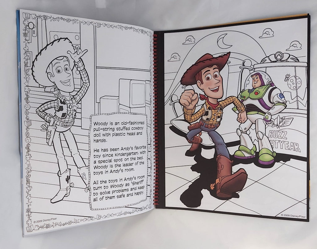 2009 Chance Toy Story ImageArt Storybook To Color 17x13 Inches image 2