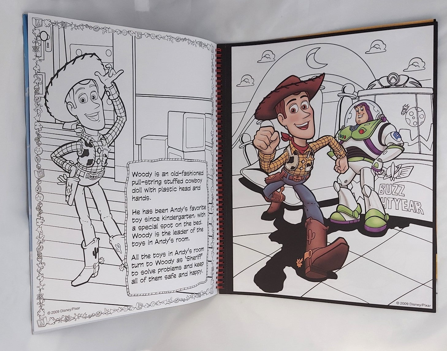 2009 Chance Toy Story ImageArt Storybook To Color 17x13 Inches image 2