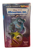 2002 Disney Pixar Monsters Inc. Blue Video Tape Classic Insert Clamshell VHS