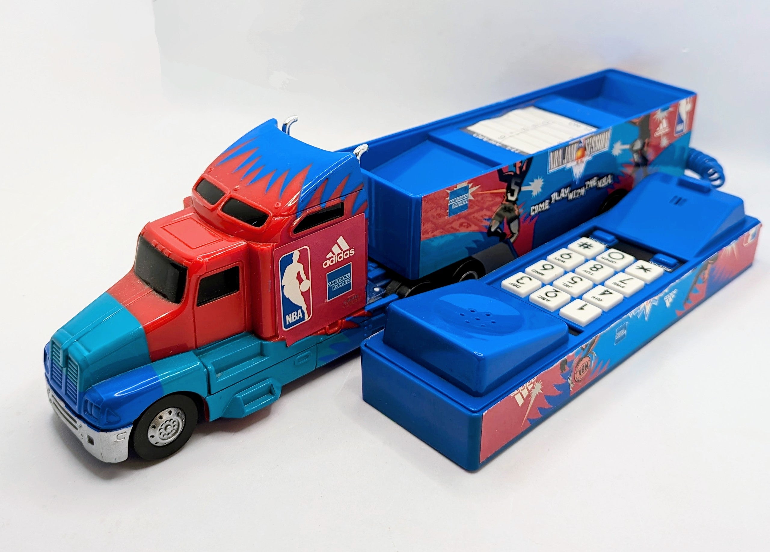 1997 NBA Jam Session Van Fone Phone Semi Truck Telephone image 2