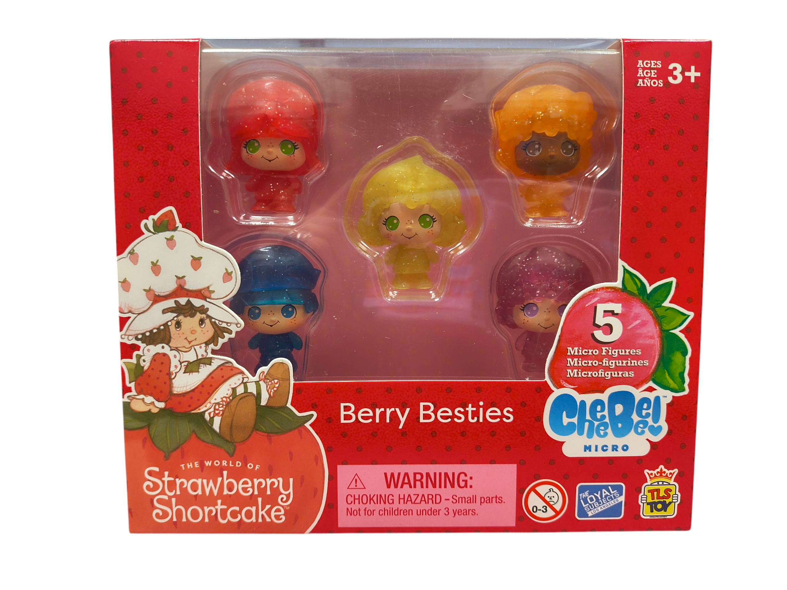 2024 The Loyal Subjects Strawberry Shortcake Berry Besties CheeBee Figure 5 Pack