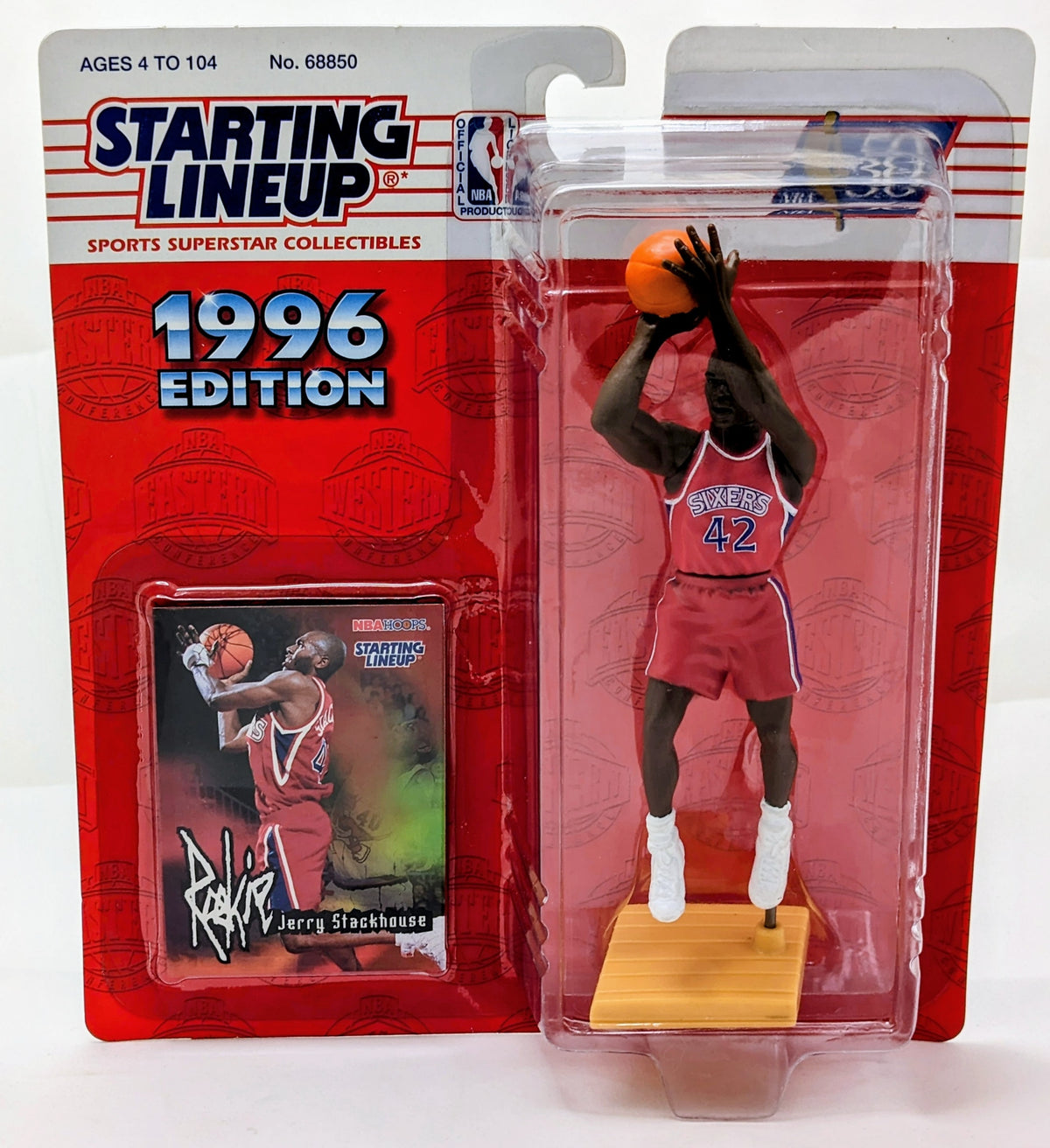 1996 Starting Lineup Jerry Stackhouse Philadelphia 76ers Basketball Figure