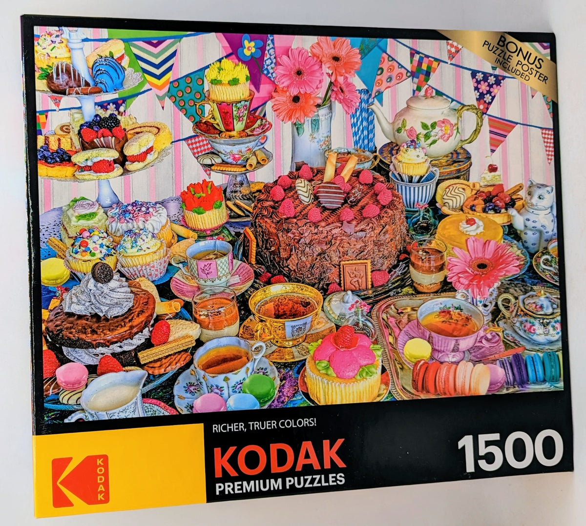 Kodak Premium 1500 Piece Jigsaw Puzzle Tea Party Tent