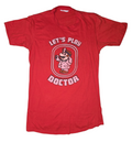 2006 Nintendo Y2K Dr. Mario Lets Play Doctor Red T-Shirt Size Small