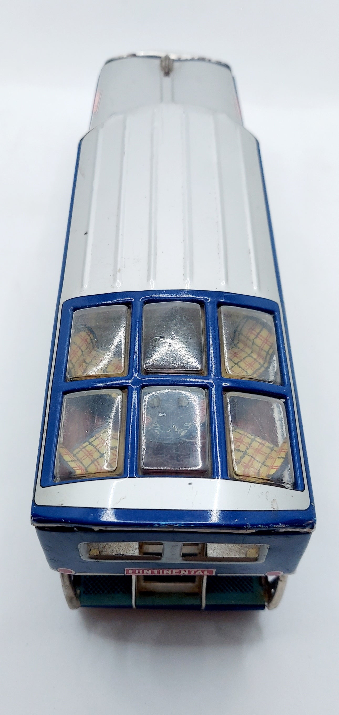 1950s/60s Nomura TN Continental Express #7 Tin Litho 156230 Friction Bus image 3