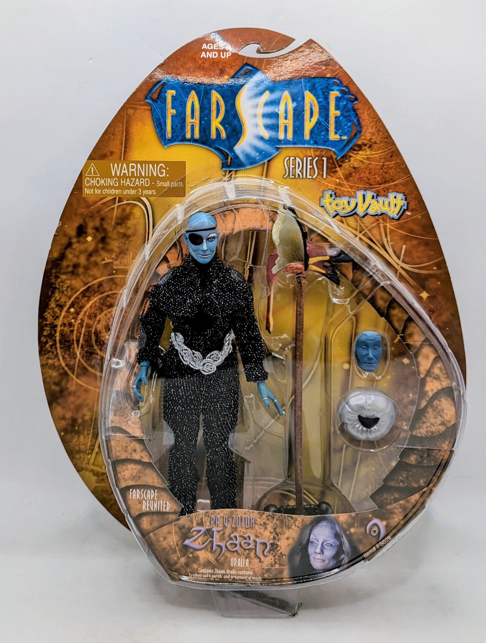 2000 Toy Vault Farscape Reunited Pa'u Zotoh Zhaan Oralla Series 1 Figure