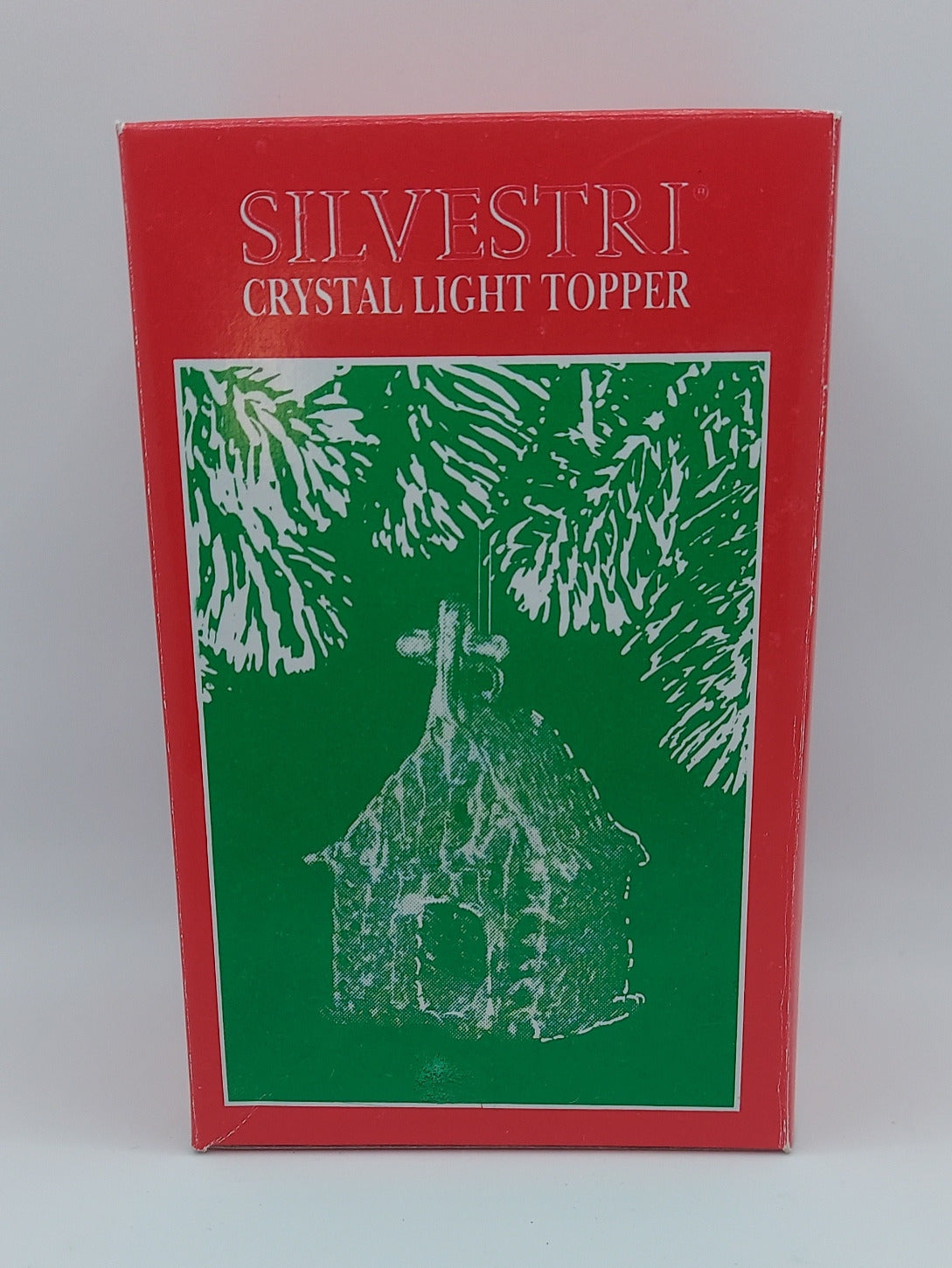Vintage Silvestri Crystal Spun Amber Church Light Topper image 2