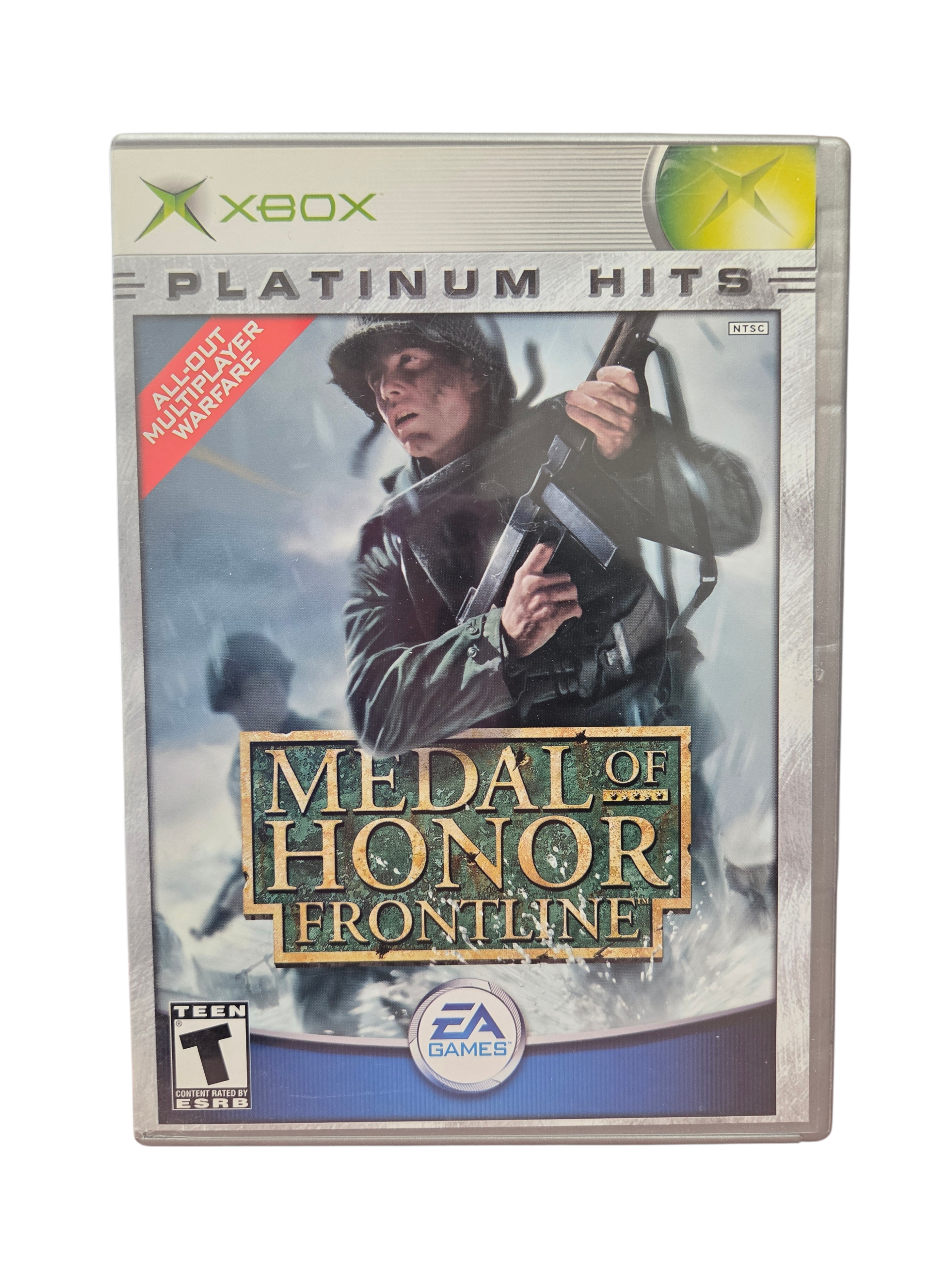 2003 EA Medal of Honor Frontline Platinum Hits Microsoft Xbox CIB