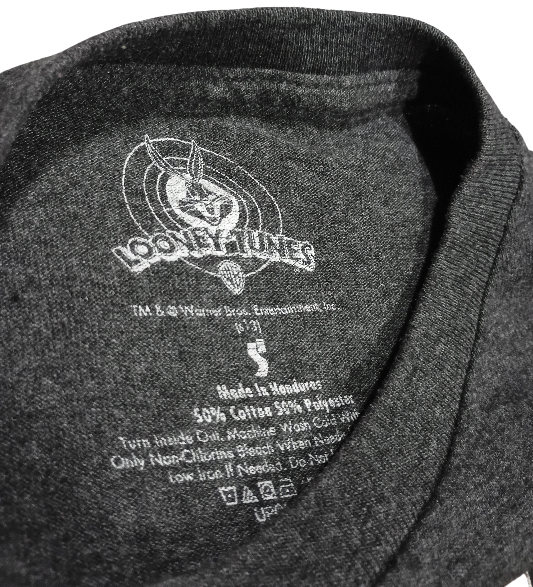 Looney Toons Daffy Duck Sarcasm Just Another Service I Offer Gray Small T-Shirt image 3