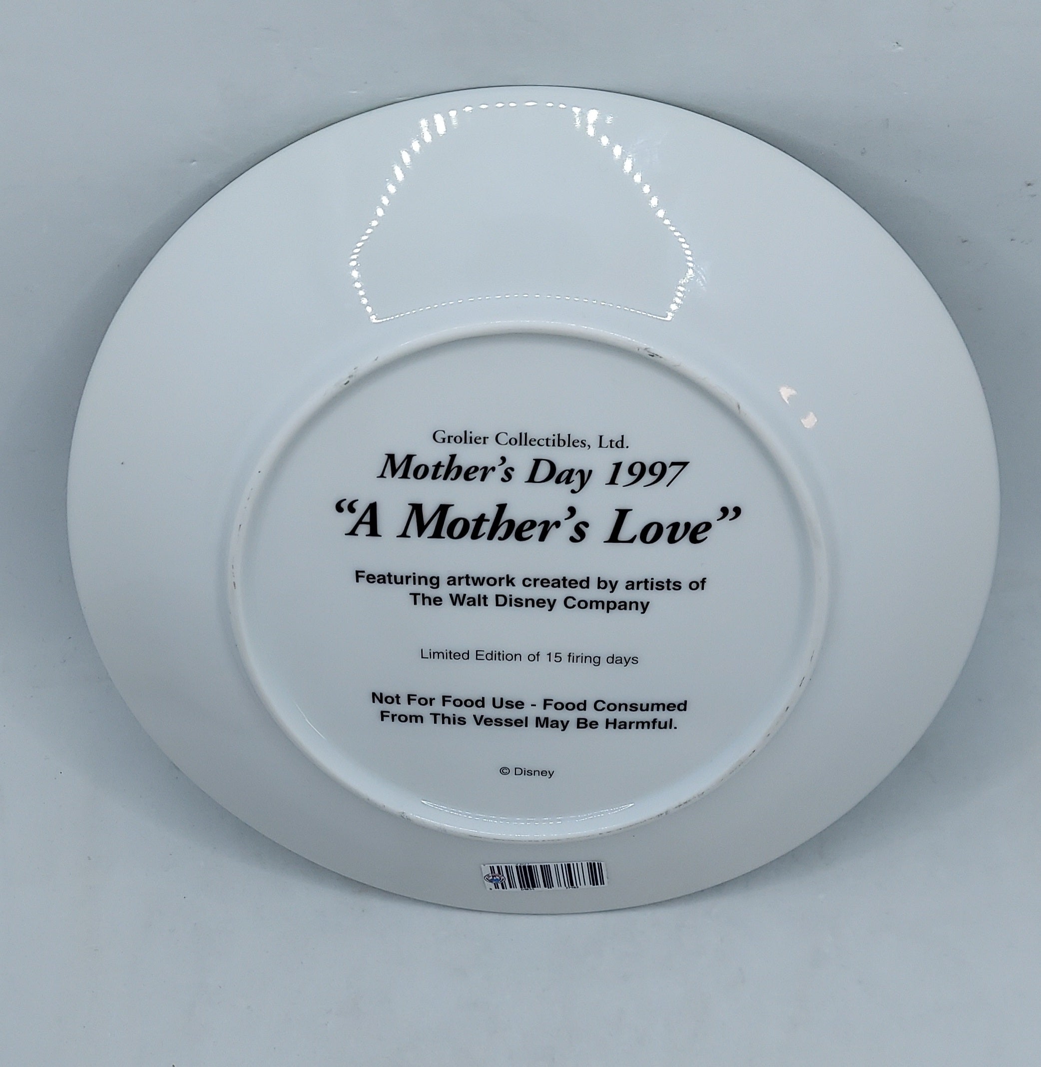 1997 Grolier Collectibles Disney Lion King Mother's Day A Mother's Love Plate image 2
