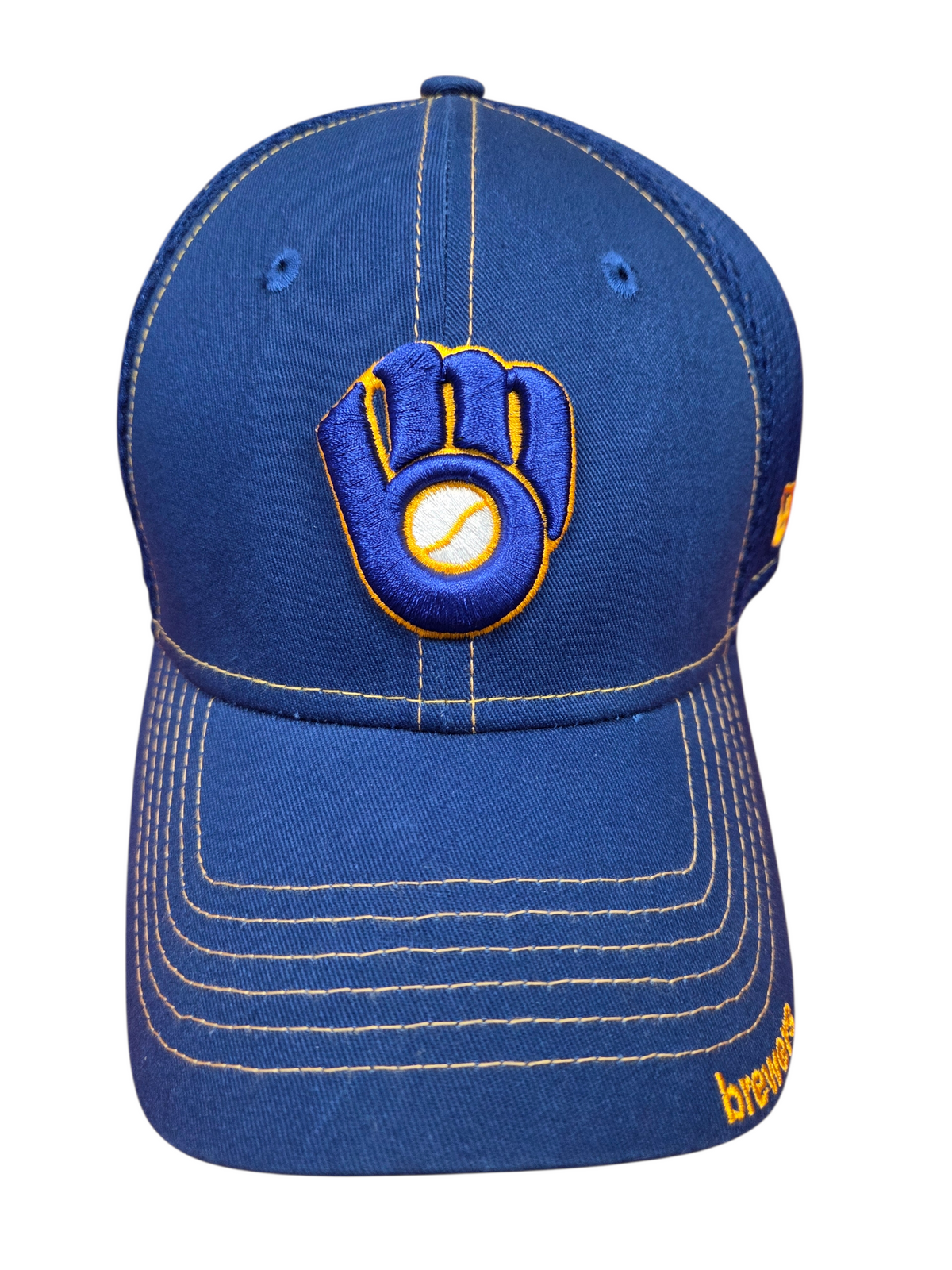 New Era 39THIRTY Milwaukee Brewers MLB Cooperstown Collection Hat Cap Small-Med