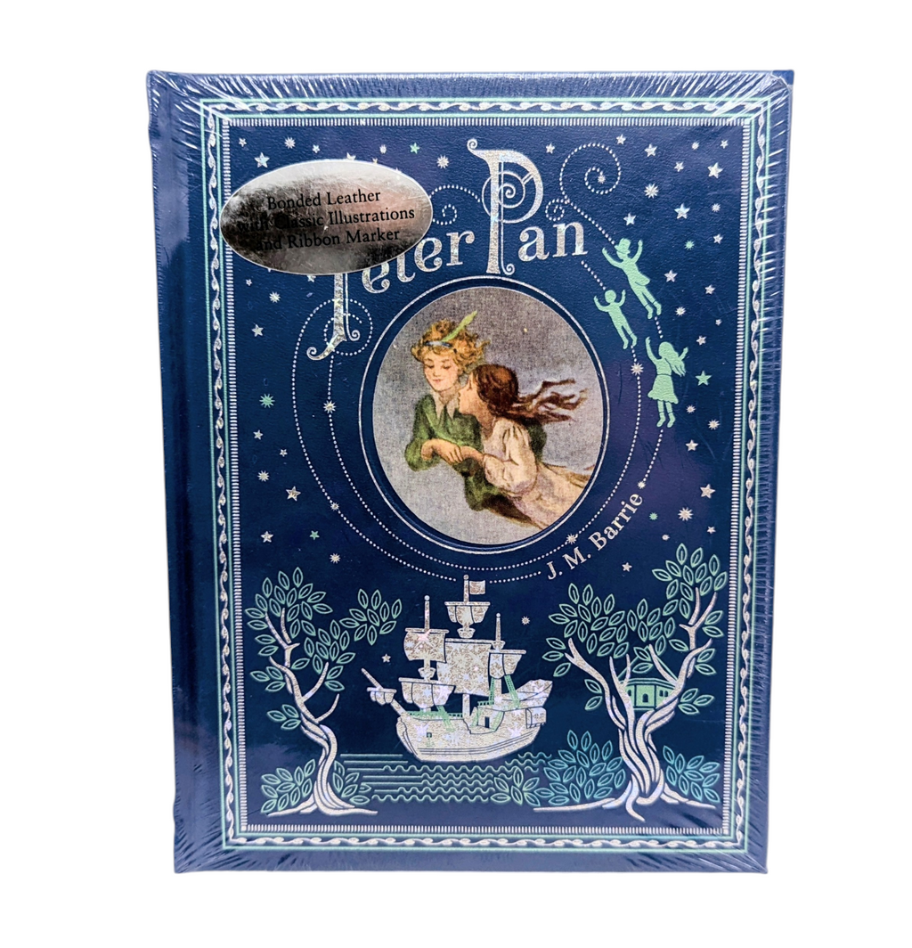 2014 Peter Pan By J.M. Barrie Bonded Leather HC Book Barnes And Noble Exclusive
