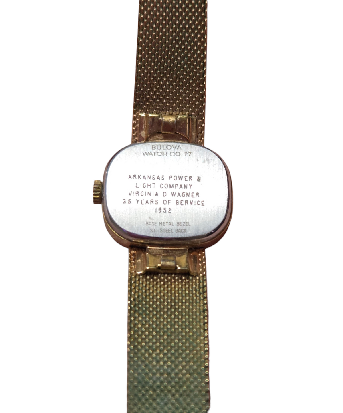 Vintage 1950s Bulova Accutron Quartz Womens Gold Watch w/ Case image 3