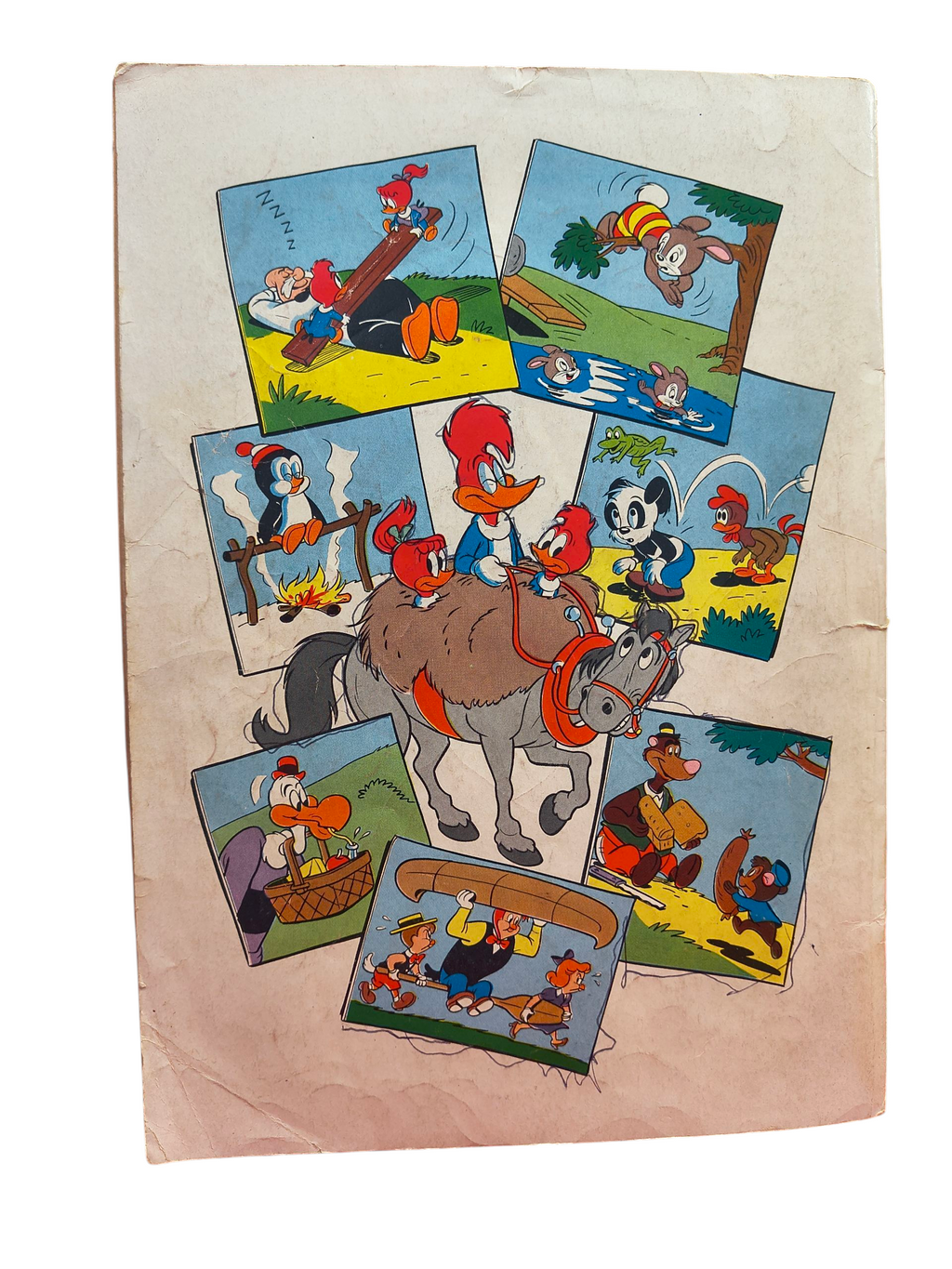1959 Dell Giant Walter Lantz Woody Woodpecker's Family Fun #24 Comic image 2