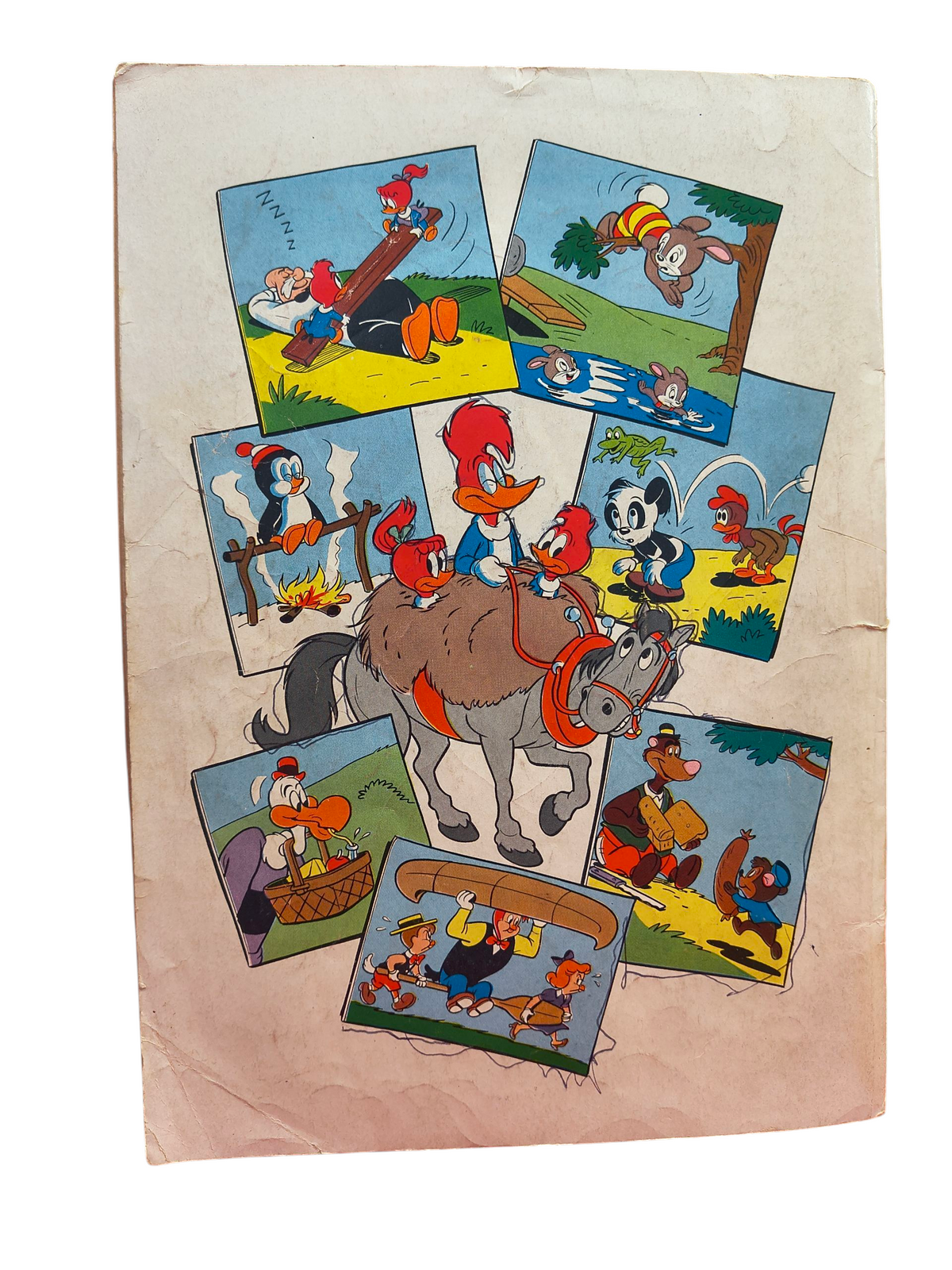 1959 Dell Giant Walter Lantz Woody Woodpecker's Family Fun #24 Comic image 2