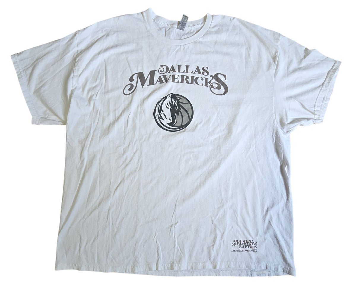 Dallas Mavericks Fan Appreciation Night Mavs vs Raptors T-Shirt 3XL