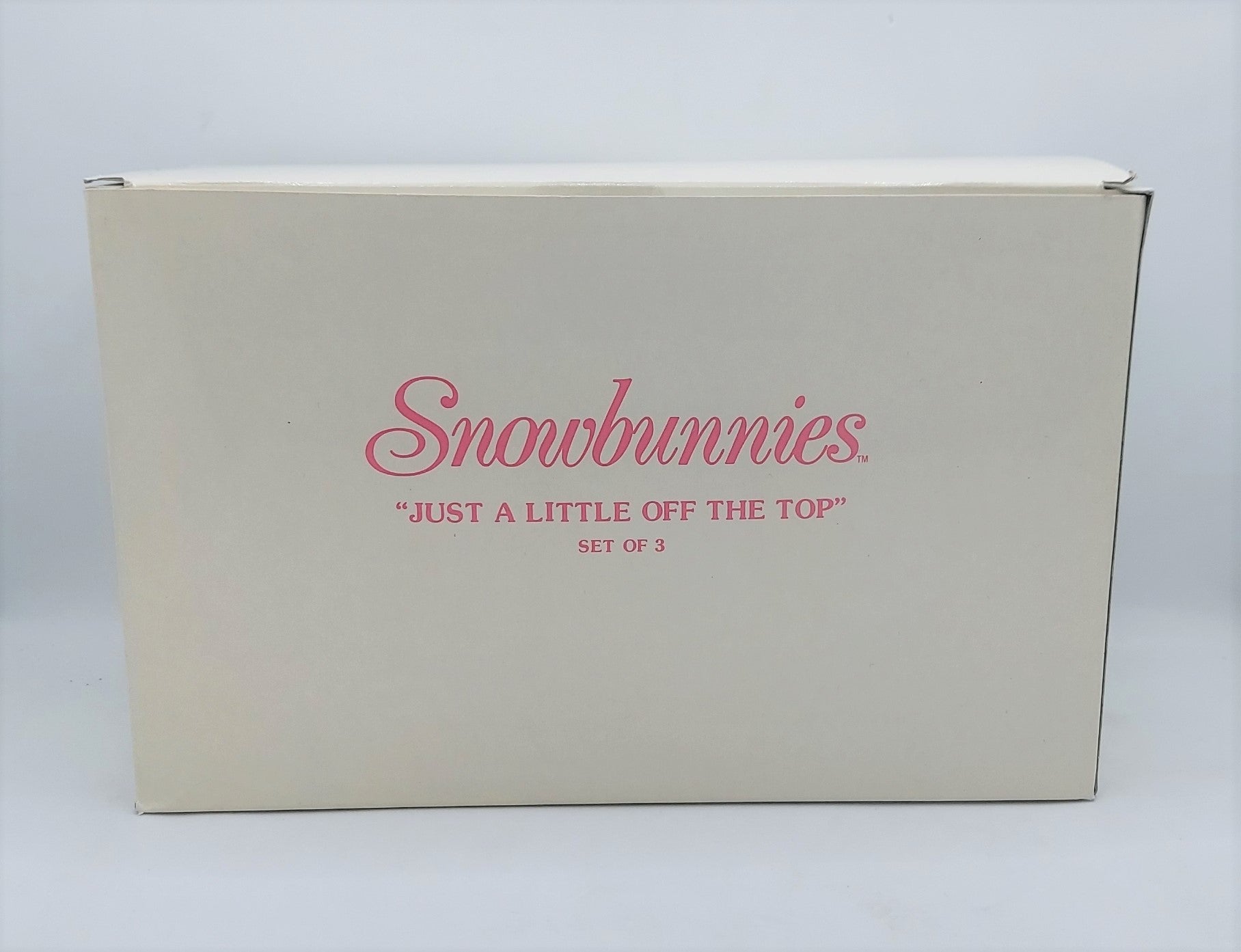 1996 Snowbunnies Just A Little Off The Top Topiary Scissor Figurine 26278