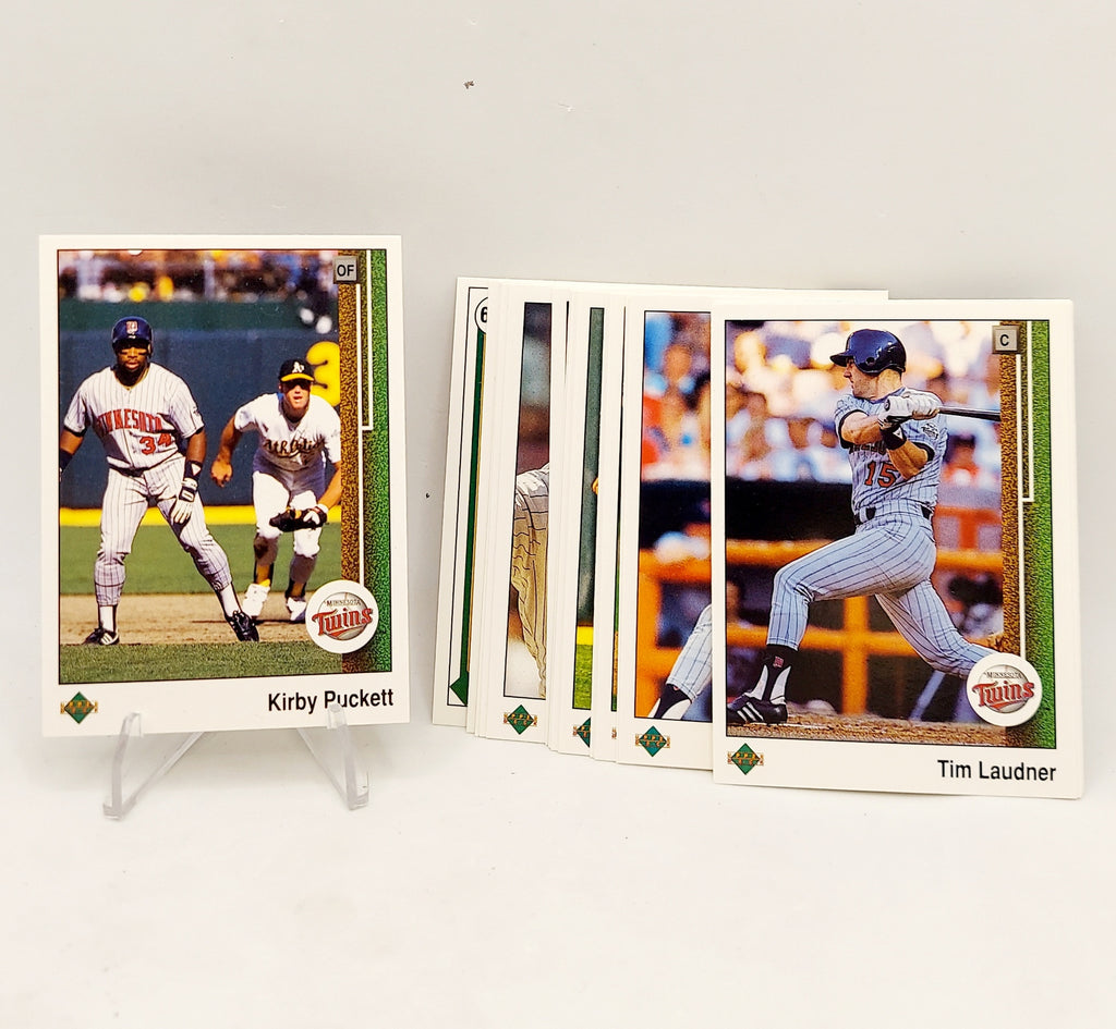 1989 Upper Deck Baseball Minnesota Twins Complete 29 Card Team Set