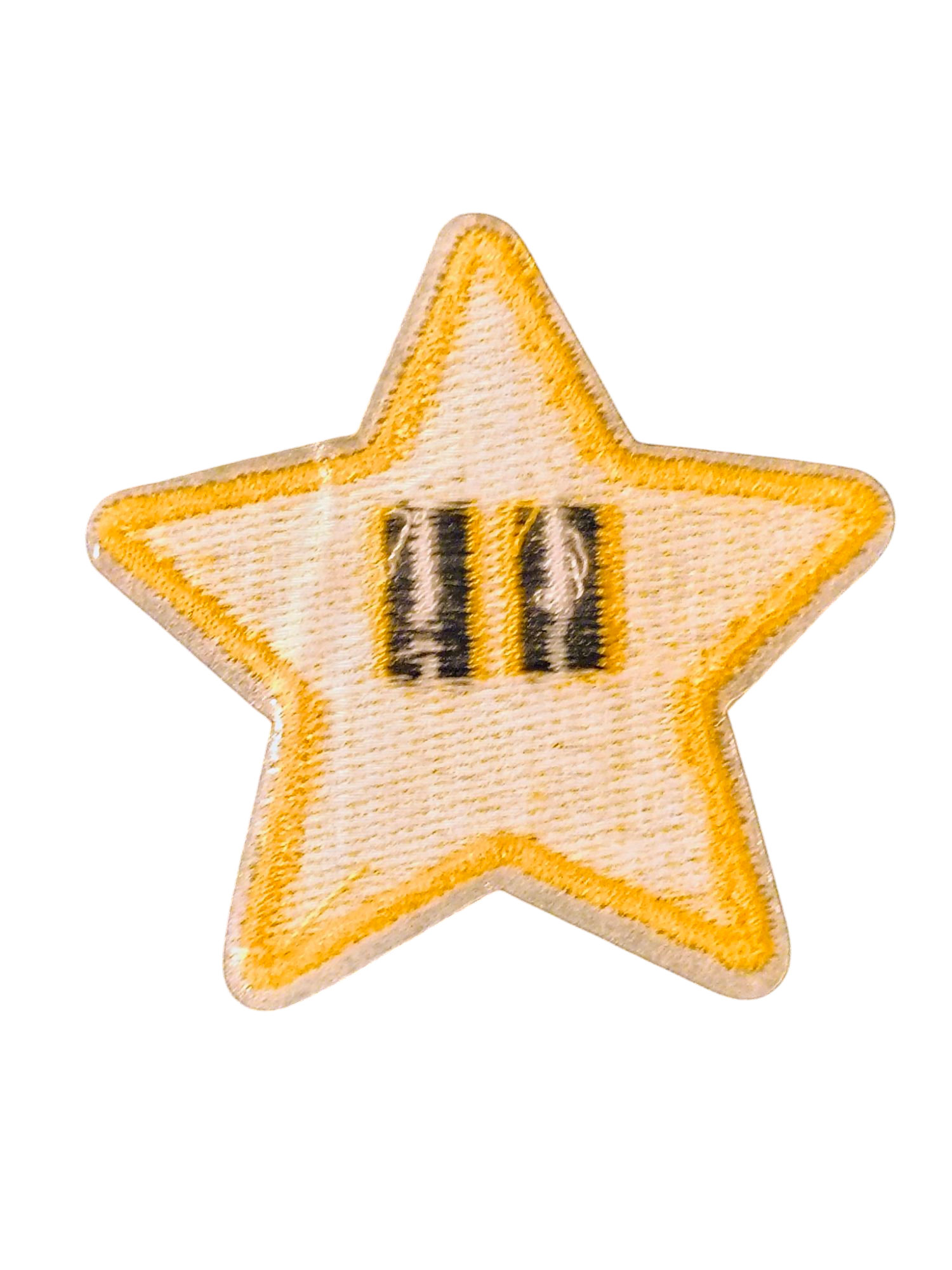 Nintendo Super Mario - Star Power Up Embroidered Iron On 2.5" Patch image 2