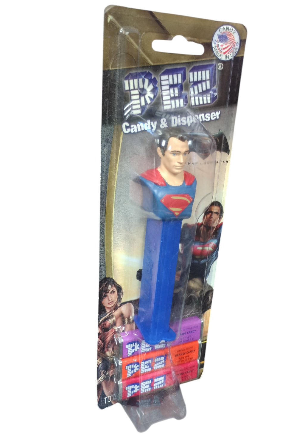 Batman v Superman Dawn Of Justice Pez Candy & Dispenser Superman Bust image 3