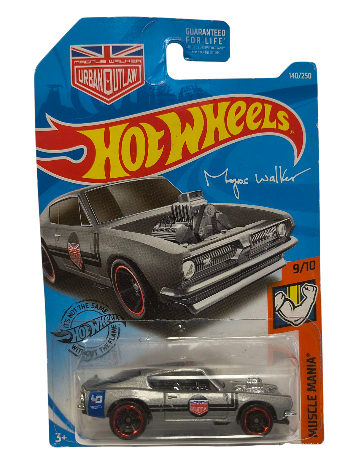2018 Hot Wheels Muscle Mania Magnus Walker Urban Outlaw Gray King Kuda #140