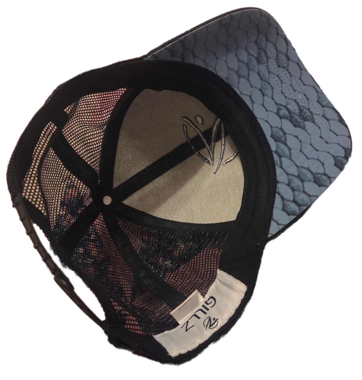 Gillz Hat Cap Mens Black Trucker Mesh Snap Back Outdoor Fishing Hiking image 2